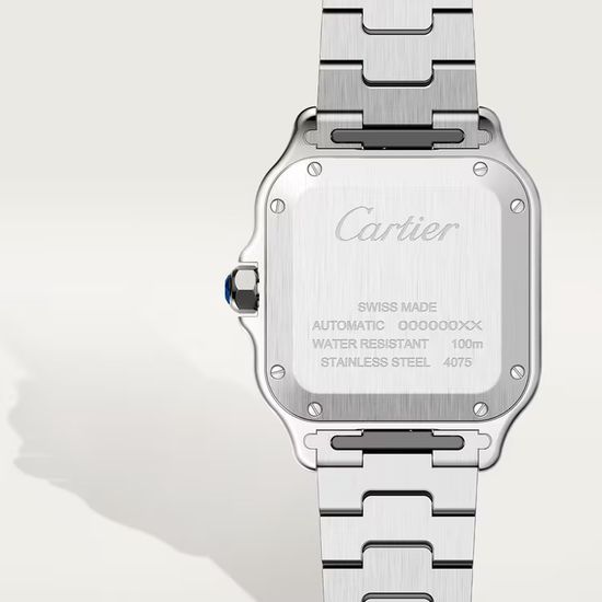 Часы Cartier Santos de Cartier в стальном корпусе с желтым золотом