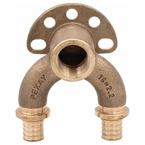 Угольник REHAU настенный ВР 16/16-1/2" RX+ короткий , бронза