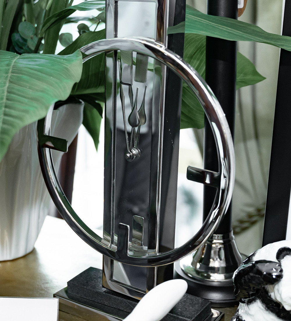 Часы с зеркалом, 39,5 см