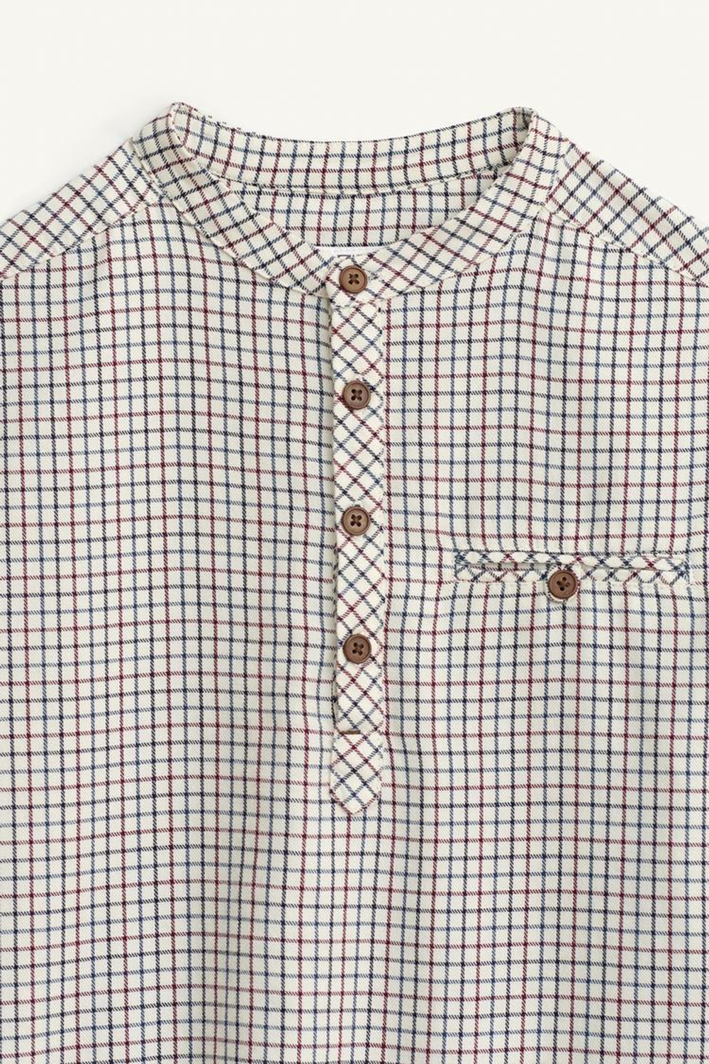 ZARA РУБАШКА С ДЛИННЫМ РУКАВОМ, ЭКРЮ