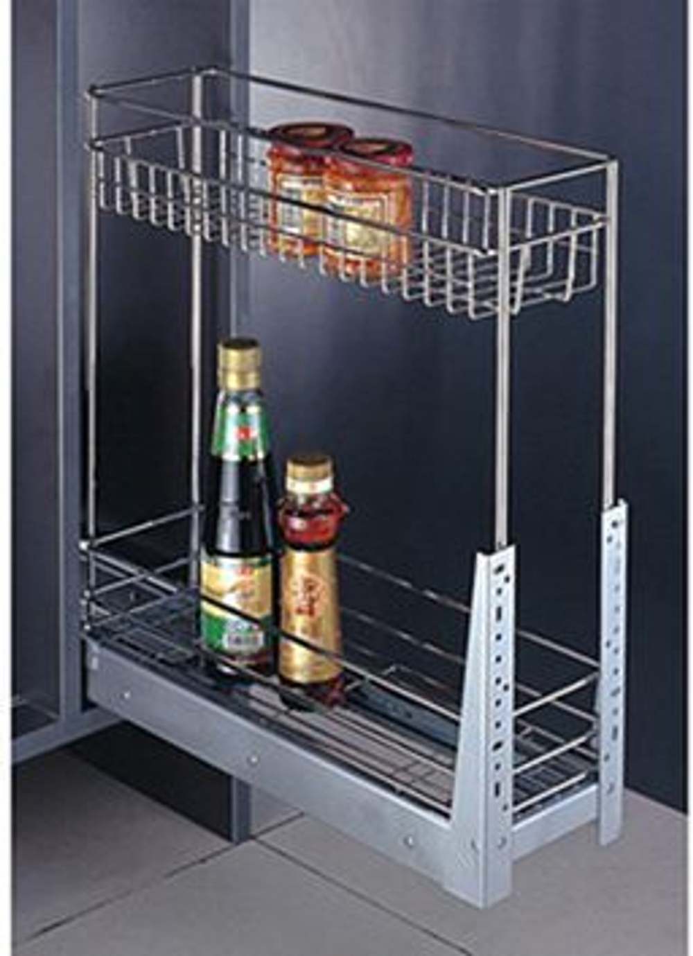 Корзина 150 боковое крепление с доводчиком  CARGO MINI  глуб.460