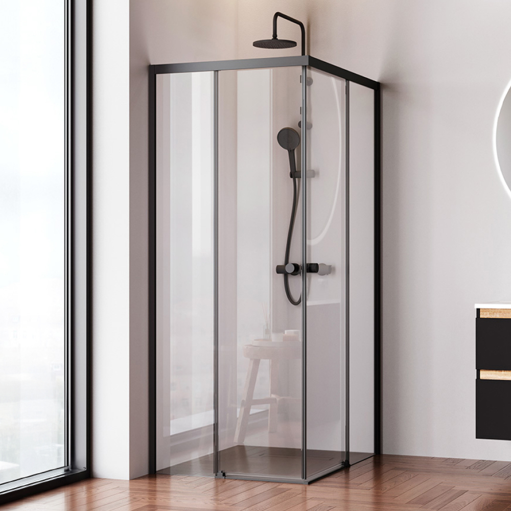 Душевое ограждение 100x80 см, без поддона AM.PM X-Joy W94G-403-100280-BT1K