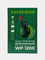 Насос дренажный FAVOURITE WP 1200 1200Вт 17000л/ч выс:7м (129201200)