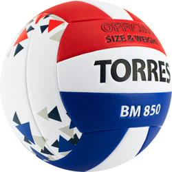 Мяч волейбольный TORRES BM850 V32025, размер 5