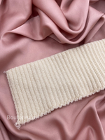 Подвяз вязаный бежевый 0,6-0,7 м, ширина 7 см