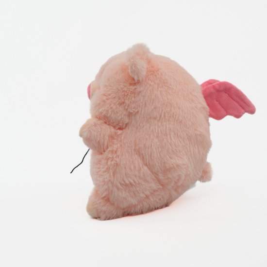 Мягкая игрушка Свинка с сердцем, 30см