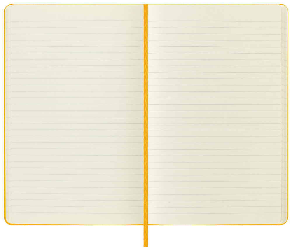 Блокнот Moleskine Classic SILK Large 130х210 мм обл текстиль 240 стр линейка оранжевый (QP060M2SILK)
