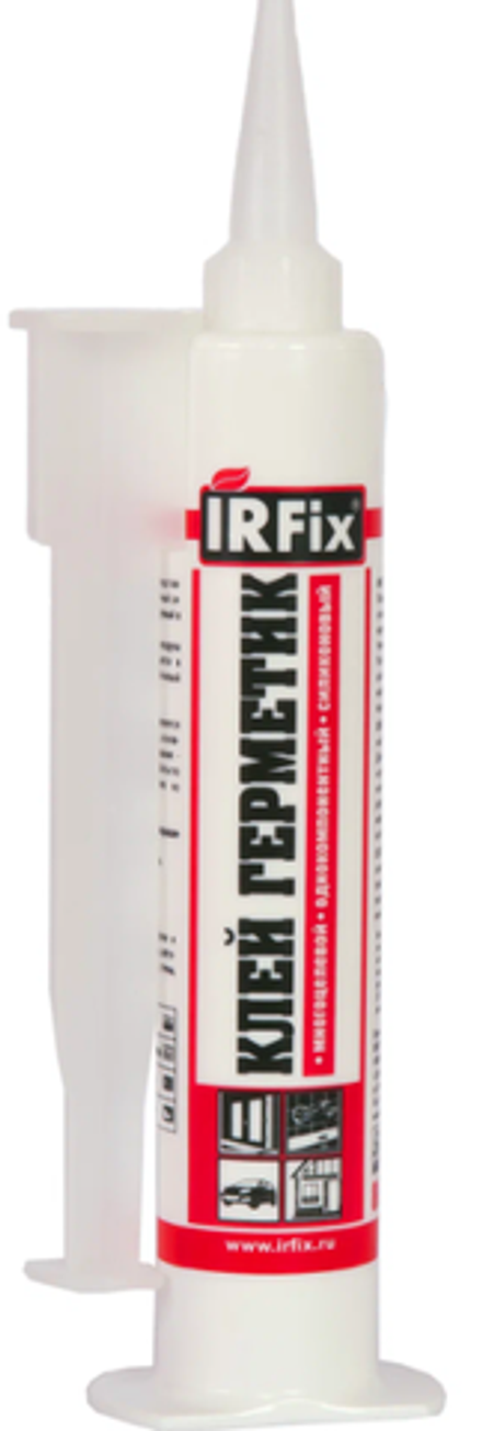 Клей-герметик IRFIX FIX гибридный, бесцветный 80мл, 115гр (10шт/ящ)