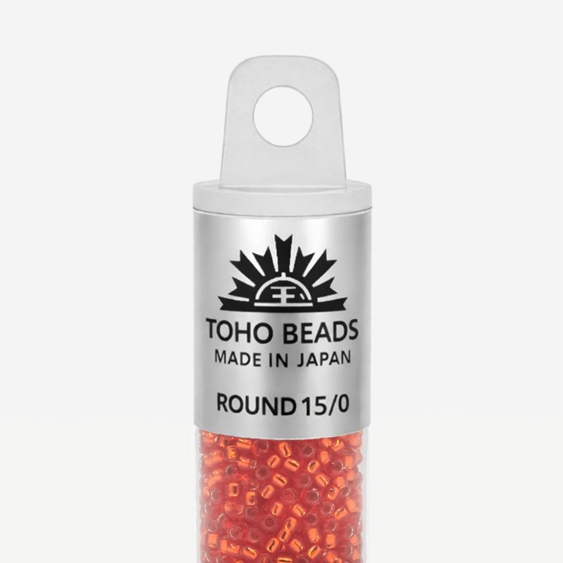Японский бисер TOHO Round 15/0 (№25), с внутренним серебрением, прозрачный
