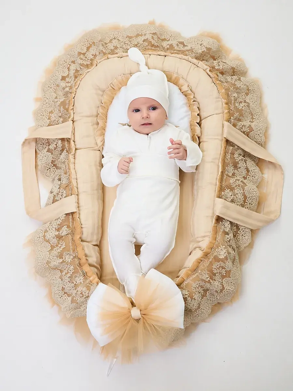 кокон для новорожденного гнездышко