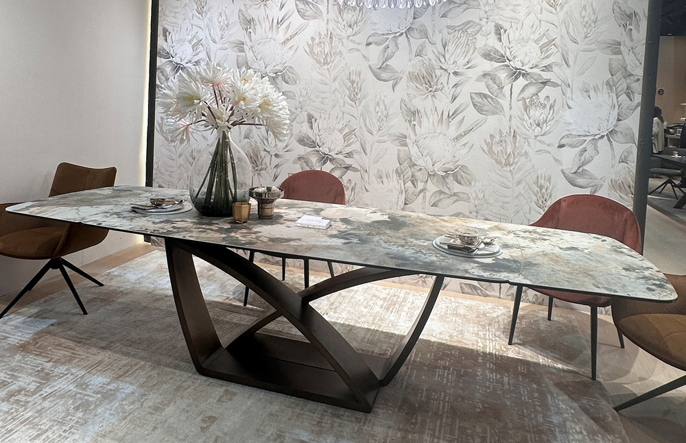 Стол М-City DISAUR Алонсо (Alonso) 200 Tl-137, Испанская керамика, Медный каркас