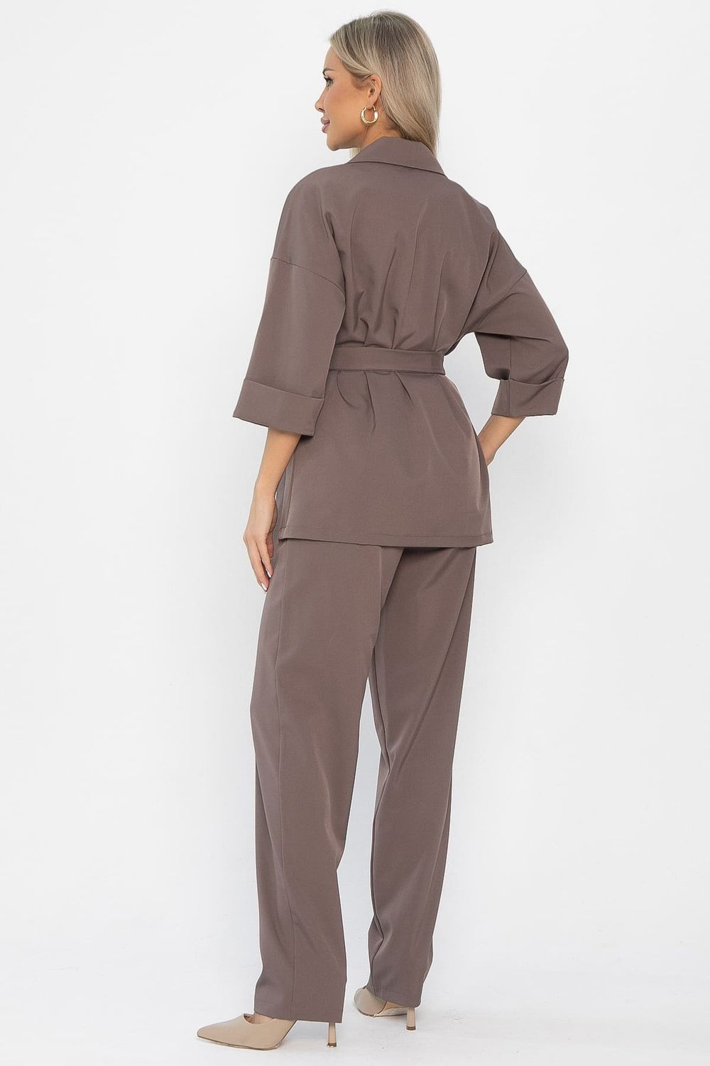 Костюм брючный Скрипка (кофе с молоком) К14376-12М LT Collection