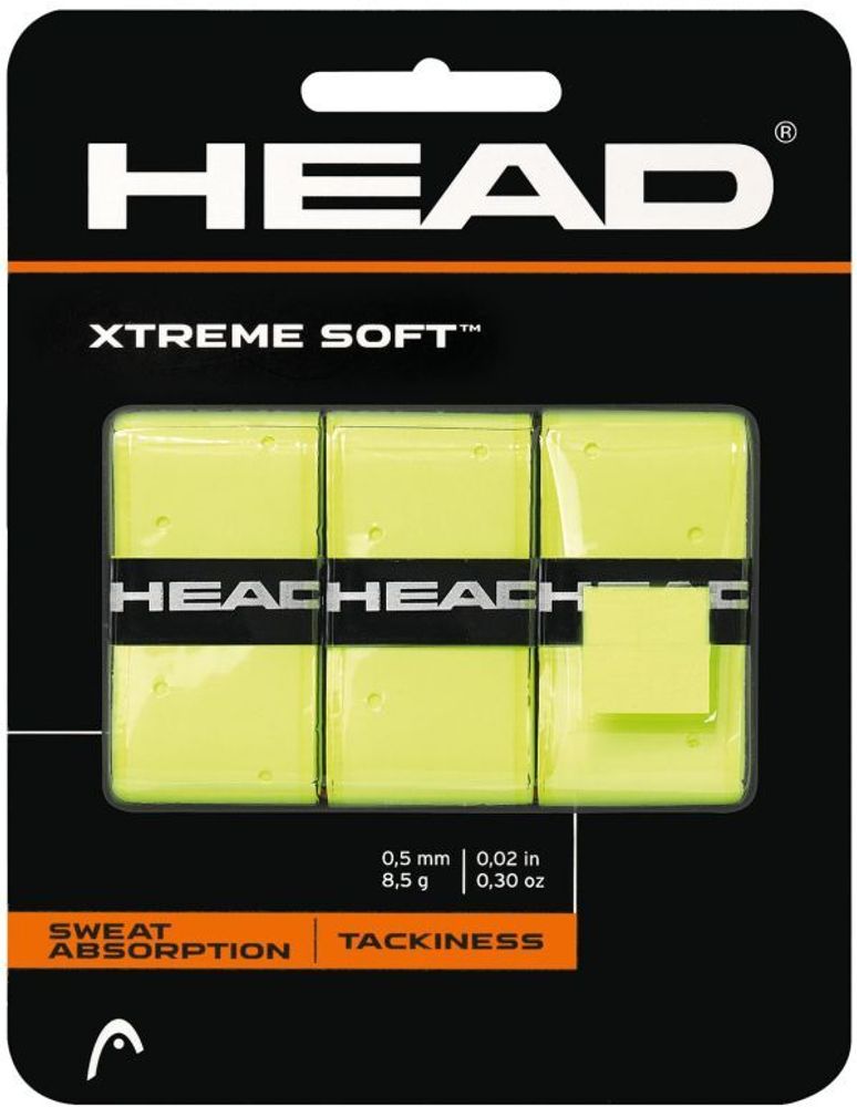 Теннисные намотки Head Xtremesoft limon 3P