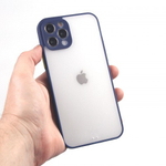Чехол для iPhone 12 Pro, прозрачный, матовый, 0,5 мм, 012507 Черный
