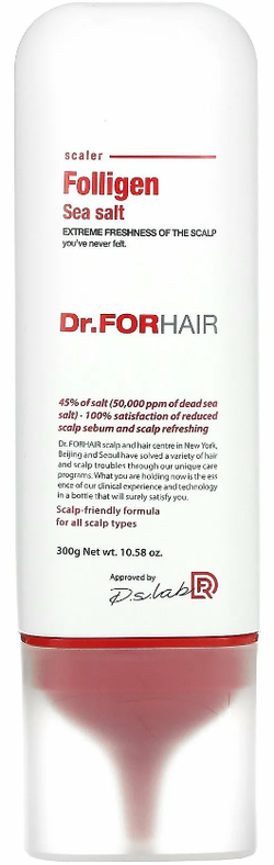 Dr.For Hair Sea Salt Scaler скраб для кожи головы 300мл