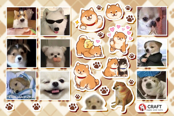 Стикерлист "Песики (мем)"