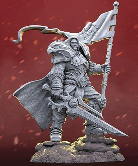 Фигурка коллекционная, Word of Warcraft, Король Вариан Ринн (Varian Wrynn), высота фигурки 150 мм, 250 мм, под покраску