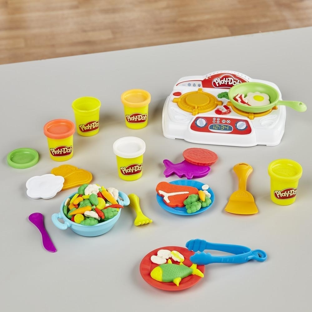Игровой набор для лепки, набор для творчества из пластилина Play-Doh, Play-Toy "Kitchen Creations", Плей-До "Кухонная плита"