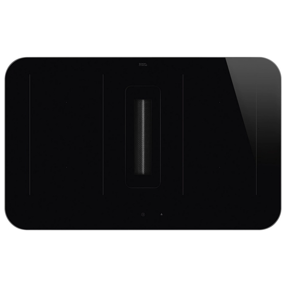 Встраиваемая индукционная варочная панель со встроенной вытяжкой Smeg HHSL7844MB