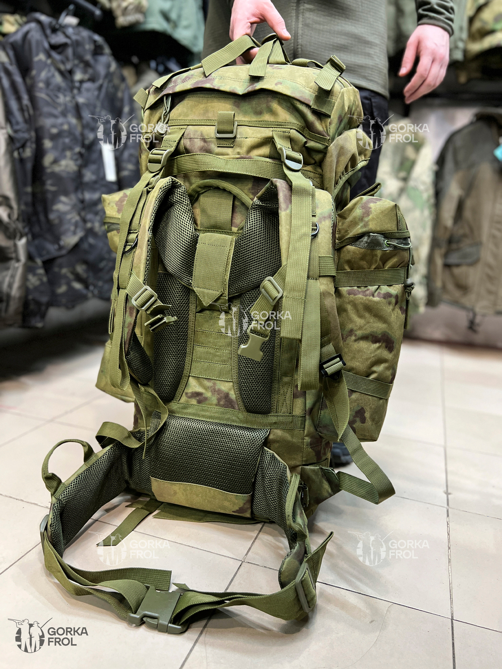 Рюкзак Viking 85 л Cordura 900D Зеленый лес