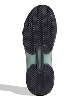 Мужские кроссовки теннисные Adidas CourtJam Control 3 M Clay - белый, черный