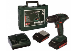 Аккумуляторная дрель-шуруповерт Metabo BS 18 2.0Ah x2 Case 602207560