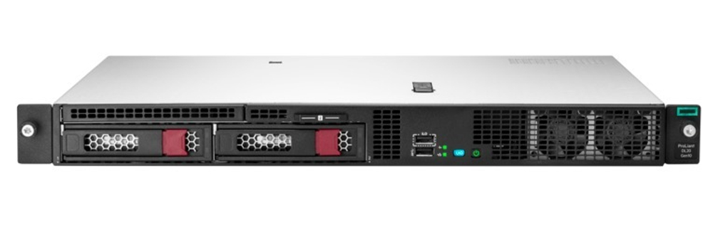 Сервер HPE Proliant DL20 Gen10, 1x Intel Xeon E-2224 4C 3.4GHz, 1x16GB-U DDR4, S100i/ZM (RAID 0,1,5,10) noHDD (4/6 SFF 2.5" HP), 1x500W (up2), 2x1Gb/s, noDVD, iLO5, Rack1U, 1-1-1
