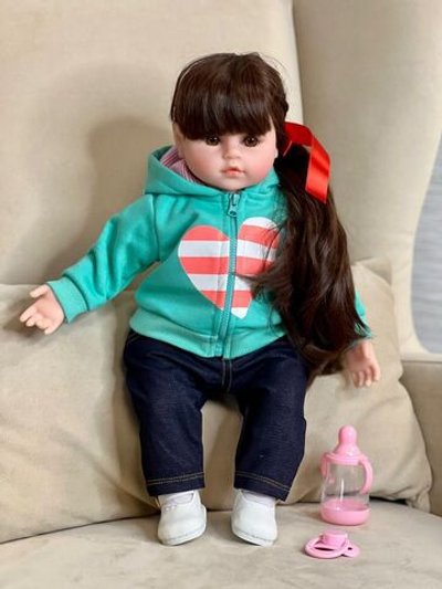 Кукла Реборн 48см мягконабивная (FA-073)