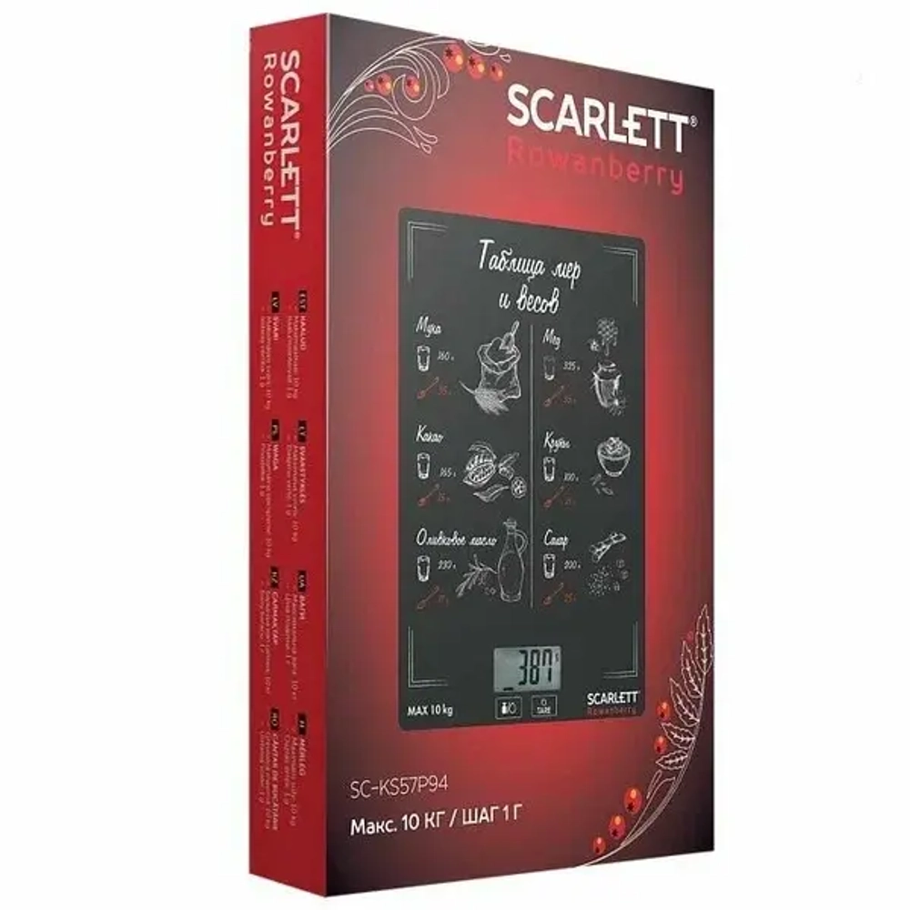 Весы кухонные электронные Scarlertt SC-KS57P94