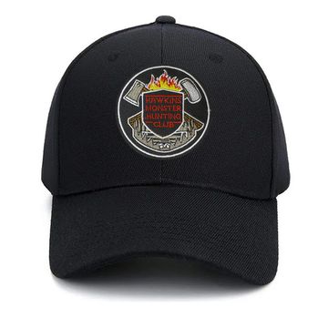 Нашивка термоаппликация на одежду и на рюкзак. Hawkins Monster Hunting Club