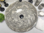 Раковина из мрамора Donut Doreng Grey DM-60251 45*45*15