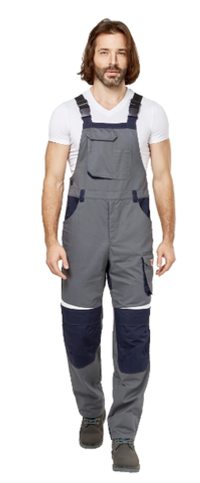Полукомбинезон антистатический летний "Фест" цвет серый/синий