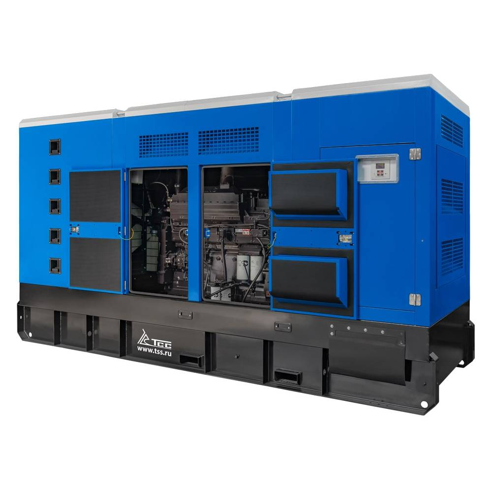 Дизельный генератор ТСС АД-400С-Т400-1РКМ15 в шумозащитном кожухе (PMG, KTA19-G3A) 051604