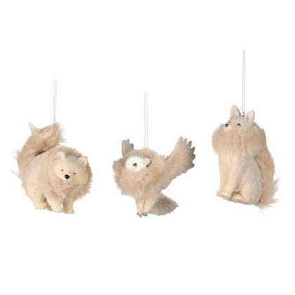 Украшения OWL/FOX /BEAR ASS/3 CRM Совушка Goodwill Кремовый