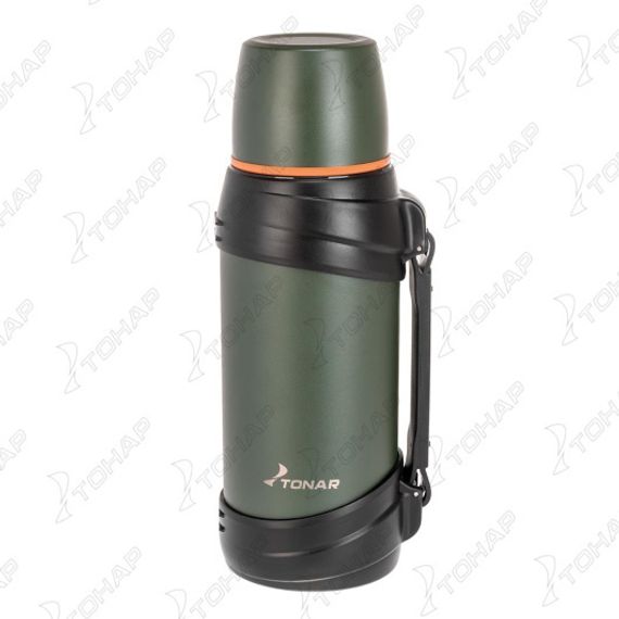 Термос (T-KD-938-2) 2000ML хаки (дополн.пласт.чашка, ручка) TONAR