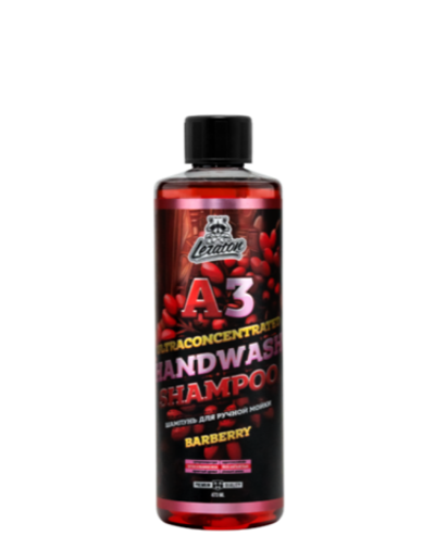 Leraton Суперконцентрированный шампунь для ручной мойки A3 HANDWASH SHAMPOO BARBERRY 473мл