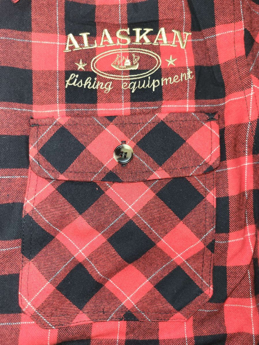 Рубашка мужская в клетку теплая с длинным рукавом  XXL