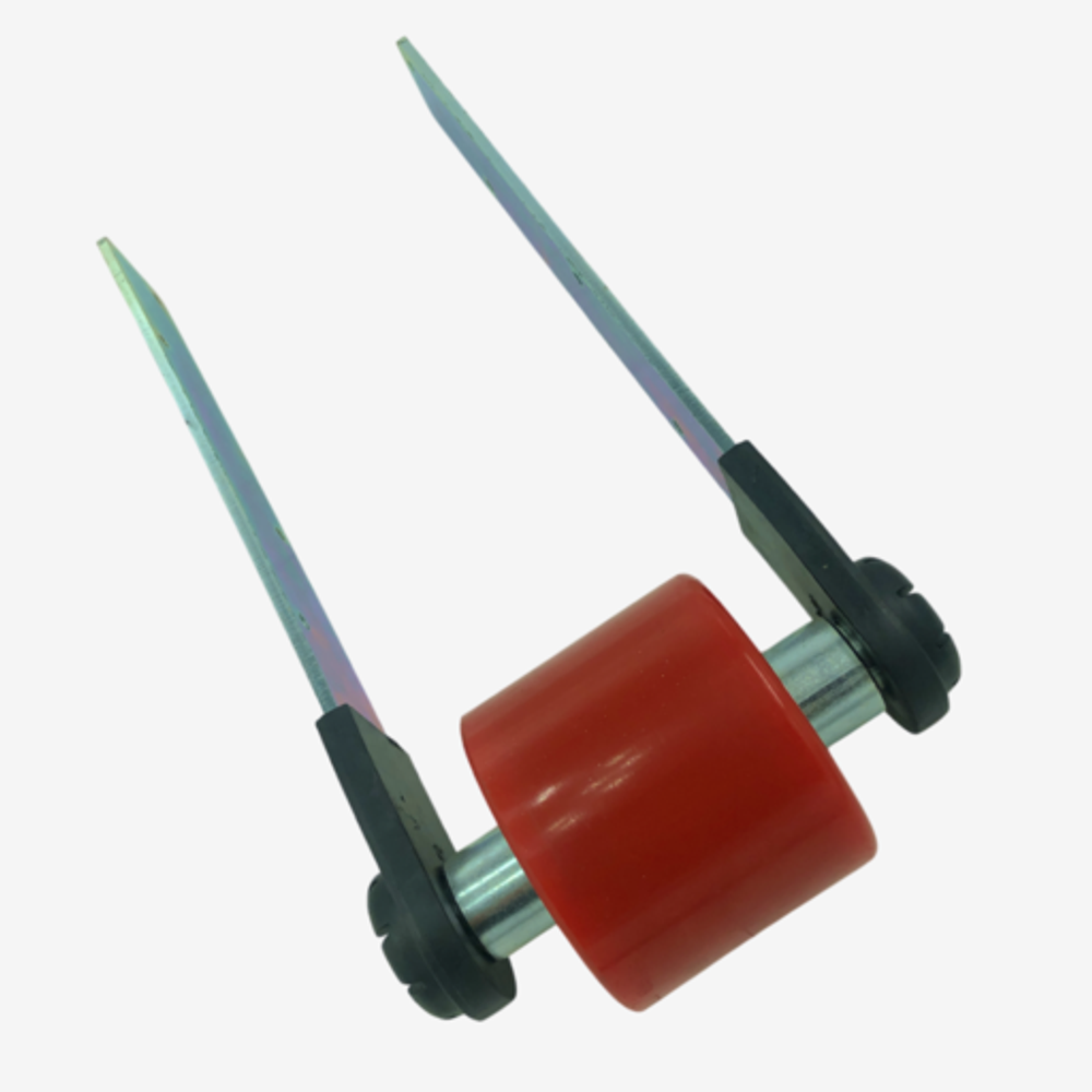 Ролик закатной в сборе (100*70) с защитной накладкой