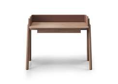 Консоль Basic 120*45 см (натуральный дуб, кирпичный экокожа)