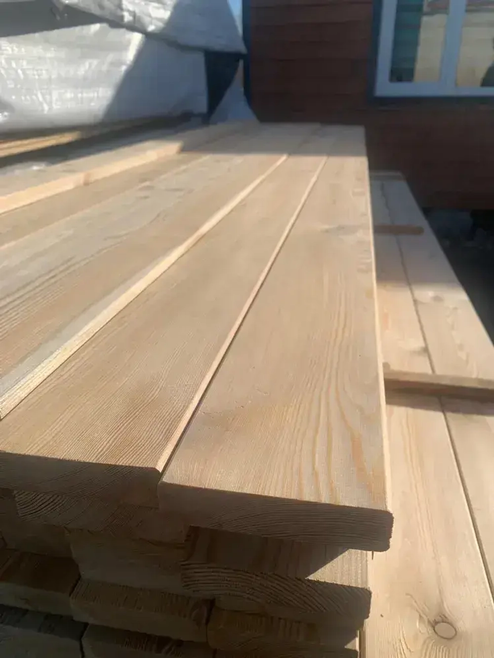 Палубная доска Лиственница 28х140х2000, сорт АВ / 2 штуки