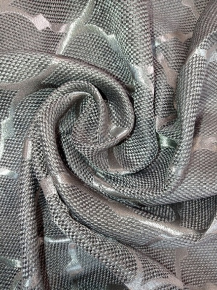 Портьера Рогожка Жаккард D-B20031 13 тем.сер