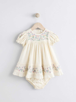 Платье и трусики в комплекте для девочки Next E65-162, Молочный