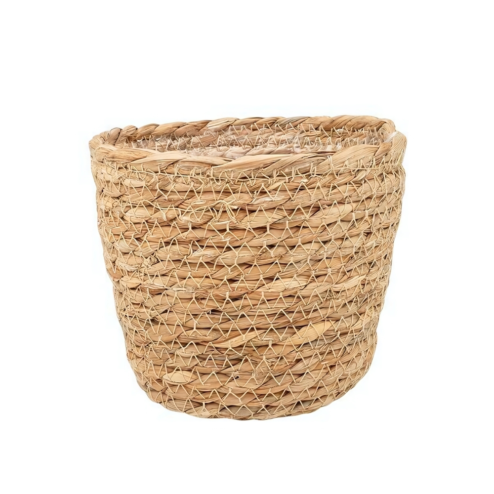 Кашпо плетеное "Сафари", 2,5л внешний размер Д195 Ш195 В160, натуральный
