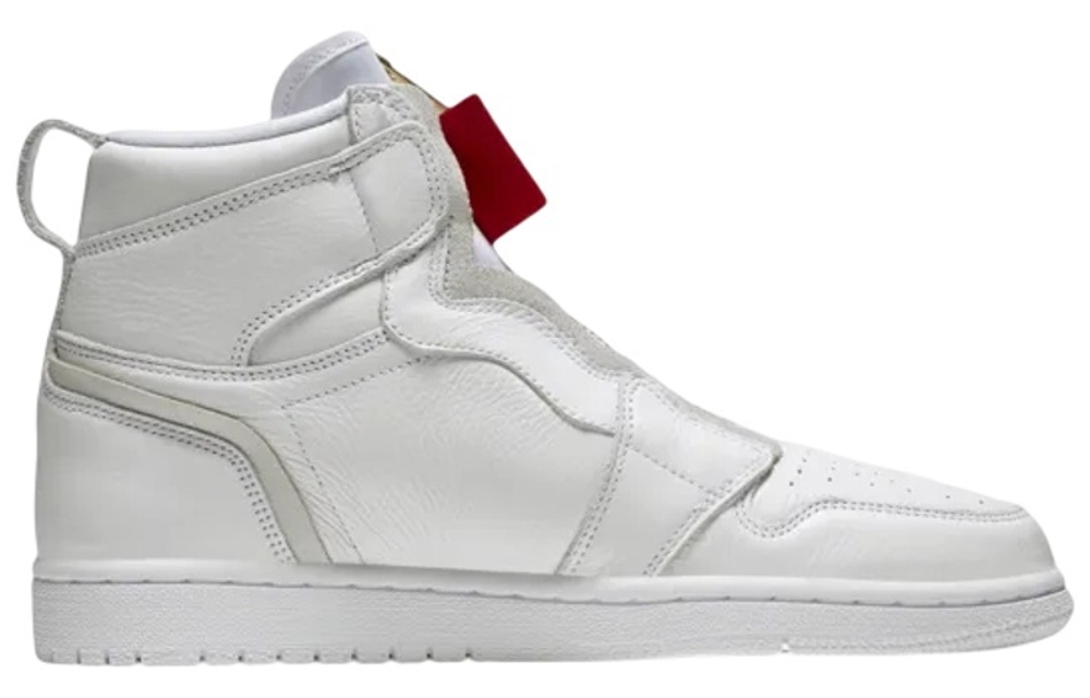 Кроссовки Jordan Air Jordan 1 Retro High Zip White (Женская размерная сетка)