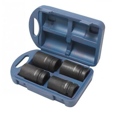 Головки ударные глубокие Forsage, набор 4пр., 1" (6гр.) в кейсе 8041MPB