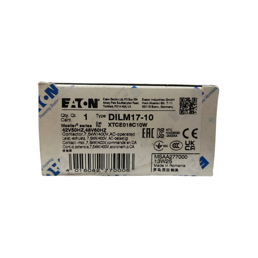 Пускатель DIL M17-10 24В, PFT