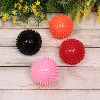 Мячик массажный с шипами 7,5 см, микс