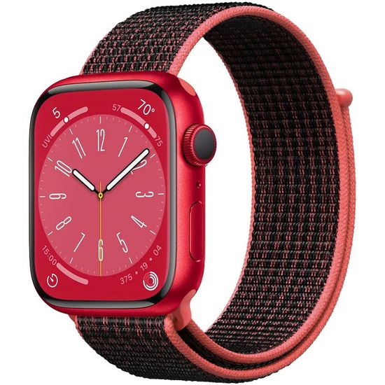 Apple Nike Sport Loop for Apple Watch 38|40|41mm Bright Crimson/Black (Ярко-малиновый/ черный) MRPG2ZM/A