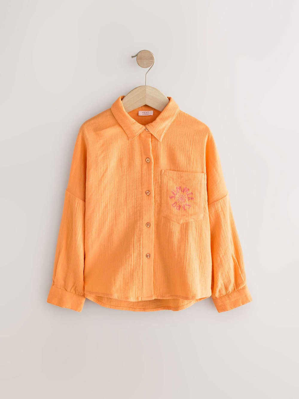 Рубашка для девочки Next AD6-053, Оранжевый