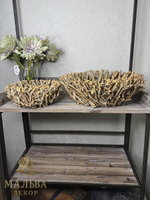 Набор декоративных блюд из чайного дерева "Прайм" CAMPO Home & Garden